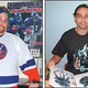 Sci-fi geek Tim Dansby (right), the object of sports geek Scott Moreland's (left) mockery and derision.
